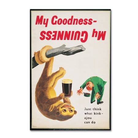 Guinness Brewery 'My Goodness My Guinness IV' Canvas Art,16x24